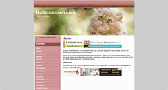 Desktop Screenshot of kattenrassen.com