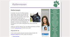 Desktop Screenshot of kattenrassen.org